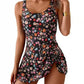 👙Summer Hot Sale 50% OFF💃Women's One Piece Tummy Control Tie Knot Swimsuit