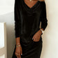 🎅 Christmas Promotion  50% OFF 🎁Loose Velvet Dress for Women