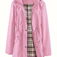 📢📢Hot Sale 50% OFF!!🌧️🧥Women's Checkered Lining Waterproof Windbreaker