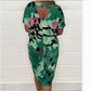 💖Last Day Sale 49% OFF💃 Round Neck Loose Casual Leopard Print Dress