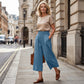 ☀️2026 Hot Sale 50% Off🌿Lightweight Elastic Waist Crop Pants for Women