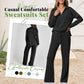 🔥Limited Time 50% OFF🔥Women's 2 Piece Sets Outfits Casual Long Sleeve Sweatsuits Sets