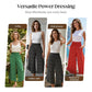 ⏰Last Day Promotion: ￡11.99!👖Women’s Flowy High Waist Wide-Leg Pants – Slimming, Comfy & Chic🌺