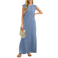 🎉Summer Hot Sale 49% OFF🌿Women Loose Split Wrinkle-Free Long Dress