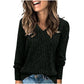 💖LAST DAY SALE 50% OFF✨Women's Casual Long Sleeve V-Neck Knit Tunic Top