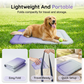 💖LAST DAY SALE ONLY￡6.99!!❄️Pet Cooling Mat for Dogs & Cats 🐾 Naturally Cool Ice-Silk Pad • Breathable, Washable & Soft 🌿  For Floors, Sofas & Car Travel • Multiple Sizes • Gradient Colours ☀️🐶🐱