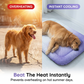 💖LAST DAY SALE ONLY￡6.99!!❄️Pet Cooling Mat for Dogs & Cats 🐾 Naturally Cool Ice-Silk Pad • Breathable, Washable & Soft 🌿  For Floors, Sofas & Car Travel • Multiple Sizes • Gradient Colours ☀️🐶🐱