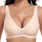🥳2026 HOT SALE🥳 50% OFF! 💞Womens Comfortable Wireless Bras Push Up Bralettes Seamless Tshirts Bras Deep V Everyday Bras