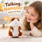 🐹 Last Day 50% OFF! !✨Talking Hamster Plush – repeats whatever you say, auto head-shaking, hilarious fun for kids & adults.🎁