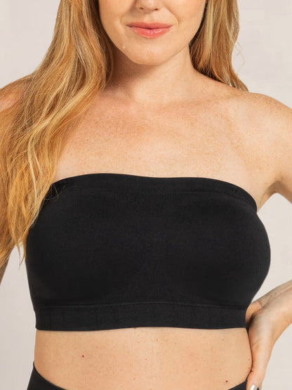 🔥Summer Hot Sale 50% Off!!🤩Convertible Strapless Bandeau Bra With Wireless Comfort, Anti-Slip Grip & Removable Straps