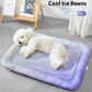💖LAST DAY SALE ONLY￡6.99!!❄️Pet Cooling Mat for Dogs & Cats 🐾 Naturally Cool Ice-Silk Pad • Breathable, Washable & Soft 🌿  For Floors, Sofas & Car Travel • Multiple Sizes • Gradient Colours ☀️🐶🐱