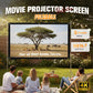 🥳2026 HOT SALE 50% OFF!✨High Definition Projection Screen - Diagonal with Matte White Surface for Crystal Clear Home Cinema Experience 🎬🌟