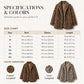 💥2026 HOT SALE - 🏆50% OFF!!❄️ Luxe Winter Style | Women's Leopard Print Faux Fur Coat