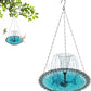 ⏰Last Day-60% Off!!⛲🐦Solar Powered Hanging Bird Bath Fountain