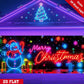 UV Activated Christmas Garage Door Cover Banner, Glows in Dark🔥🎉