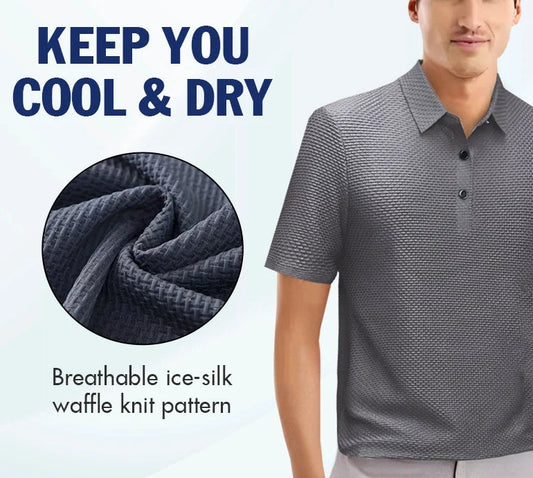 ⏳Limited-time 49% discount!🔥Ice Silk Men's Shirt💨 Breathable and Comfortable❄️