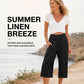 ☀️2026 Hot Sale 50% Off🌿Lightweight Elastic Waist Crop Pants for Women