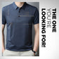 ⏳🎉 Father's Day Special Price ￡12.99!!💥👕Men's Loose Cool Breathable Lapel T-Shirt