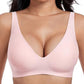 🥳2026 HOT SALE🥳 50% OFF! 💞Womens Comfortable Wireless Bras Push Up Bralettes Seamless Tshirts Bras Deep V Everyday Bras