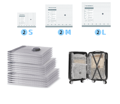 🧳LAST DAY 50% OFF✨-4000Kpa Cordless Rechargeable Vacuum Sealer Pump, Wireless Electric Air Extractor for Clothes Storage Vacuum Bags Travel Luggage Space Saving