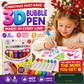 💥LAST DAY BUY 1 GET 1 FREE!!🎁🔮Magic Pen – Draw 3D with one stroke!🎄DIY Bubble Popcorn Drawing Pens