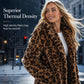 💥2026 HOT SALE - 🏆50% OFF!!❄️ Luxe Winter Style | Women's Leopard Print Faux Fur Coat