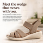 📢Last Day 50% OFF!👡Sequin Knit Wedge Sandals – Stretch Into Summer