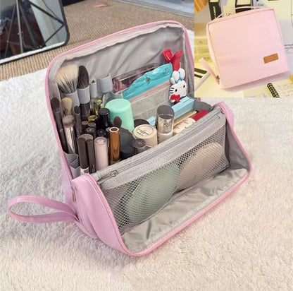 🔥Hot Sale 50% Off🔥Stylish Handheld Partitioned Cosmetic Bag