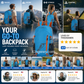 🔥Hot Sale 50% OFF🔥 Ultra-Light Foldable Waterproof Camping Backpack – Under 1lb Tear-Resistant Nylon, Packs Into Own Pocket, for Hiking Travel Camping 🎒