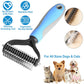 🐕 Last Day Special Price £5.99 !  🏆 Professional Deshedding Tool For Dogs And Cats – Gentle On Skin, Efficient Grooming & Comfortable Grip Design ✂️