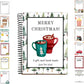 🎁70% OFF🎅Christmas Gift Card Booklet👍DIY Spiral-Bound Christmas Gift Card Holder Book-C