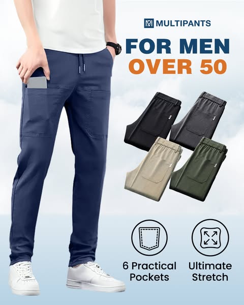 📢📢Limited-time 50% discount!!👖MultiPants – High Stretch Multi-pocket Durable Cargo Pants