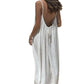 📢📢Last Day-50% OFF!!🏖️💕20K+ SOLD!⚡Women's Casual Backless Spaghetti Strap Maxi Dress🌟🌊