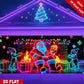 UV Activated Christmas Garage Door Cover Banner, Glows in Dark🔥🎉