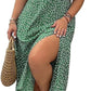 🌺Summer Hot Sale 50% OFF💐💗Plus-size Short Sleeve Split Floral Print Dress