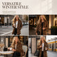 💥2026 HOT SALE - 🏆50% OFF!!❄️ Luxe Winter Style | Women's Leopard Print Faux Fur Coat
