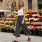 ⏰Last Day Promotion: ￡11.99!👖Women’s Flowy High Waist Wide-Leg Pants – Slimming, Comfy & Chic🌺