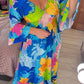 🌺Summer Hot Sale 50% OFF💐💃V-neck Floral Seaside Vacation Loose Dress