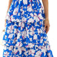 ⏳Limited-time 60% Discount !💃Women's Floral Square Neck Puff Short Sleeve Smocked Tiered Dress