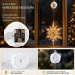 ⏳LAST DAY SALE - 50% OFF!!🎄❄️ DIY Christmas Snowflake Suction Cup LED Lights ✨ | Battery Operated, Warm & Multi-Colour, Window Suction Lights, Christmas Home & Party Decor