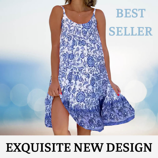 🎉 Summer Hot Sale 50% OFF！！👗 Floral Loose-Fitting Sundress💐