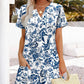 🔥Summer Hot Sale 50% Off!!💃Women's Casual V Neck Vacation Midi Dress With Pockets