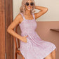 💖LAST DAY SALE 50% OFF👗Women's Summer Dresses Casual Square Neck Floral Sundress With Pockets