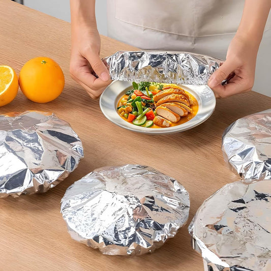 📢Last Day Sale 50% OFF🍲Home Dining Table & Food Container Aluminum Foil Heat-retaining Cover