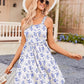 💖LAST DAY SALE 50% OFF👗Women's Summer Dresses Casual Square Neck Floral Sundress With Pockets