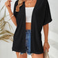 🔥Summer Hot Sale 49％ OFF🏳️‍🌈2025 New Stylish Flowy Short Sleeve Cardigan✈️Buy 2 Free Shipping
