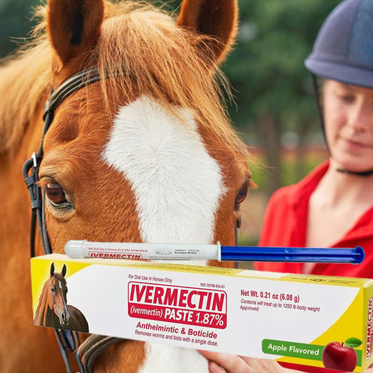 🏆LAST DAY SALE - BUY 1 GET 1 FREE🐎Ivermectin Horse Paste 1.87% 6.08g Tubes
