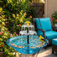 ⏰Last Day-60% Off!!⛲🐦Solar Powered Hanging Bird Bath Fountain