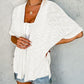 🔥Summer Hot Sale 49％ OFF🏳️‍🌈2025 New Stylish Flowy Short Sleeve Cardigan✈️Buy 2 Free Shipping