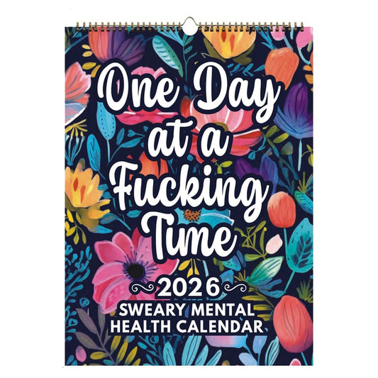 ⏳BLACK FRIDAY SALE 50%OFF✨2026 Sweary Mental Health Calendar